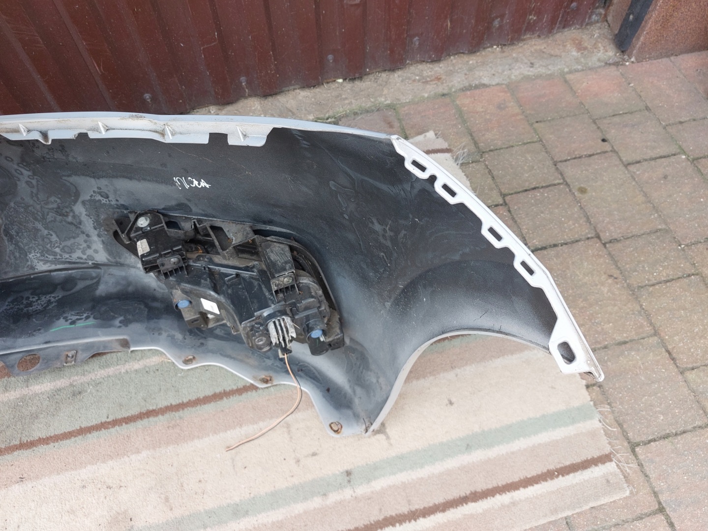 bumper front NISSAN MICRA K14 SREBRNY 18r