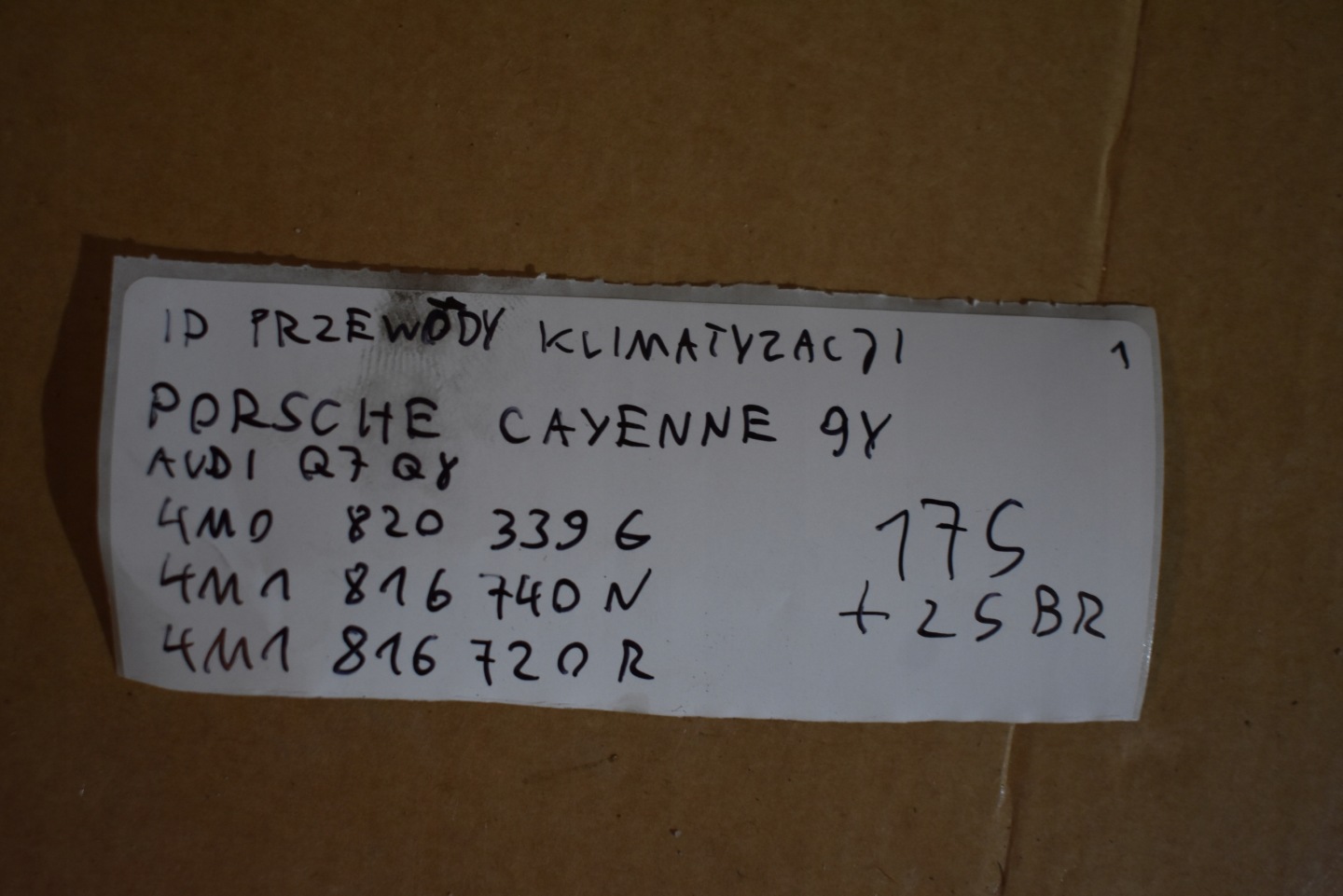 IDEALNY prijenos klimatizacije PORSCHE CAYENNE 9Y AUDI Q7 Q8 1