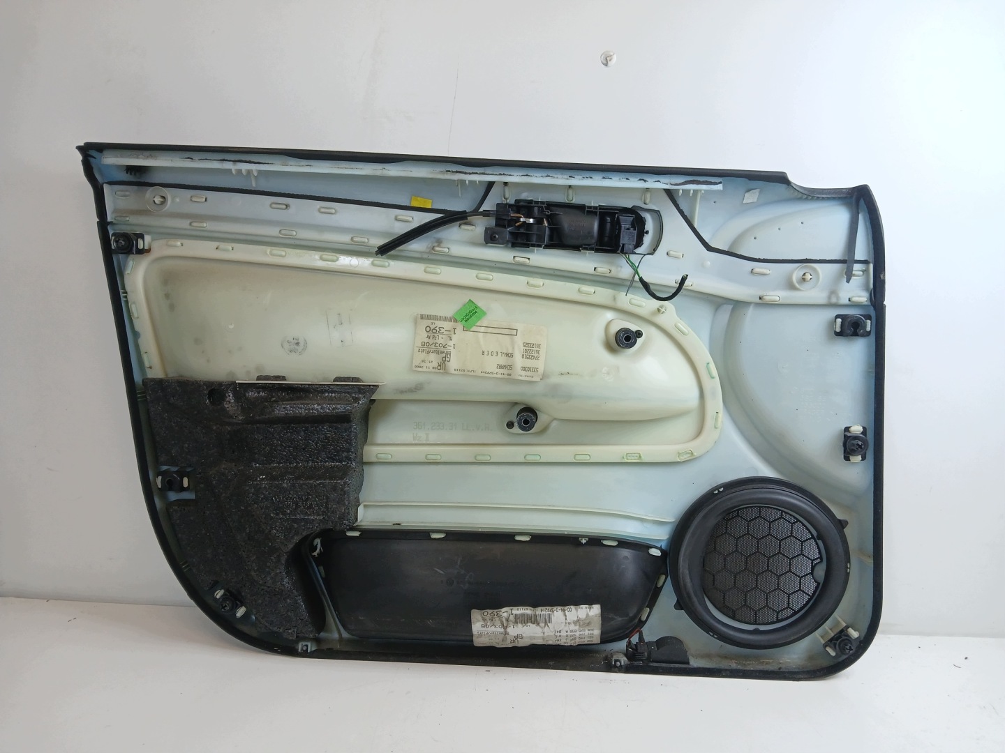 VW PASSAT B5 side door right front wood leather
