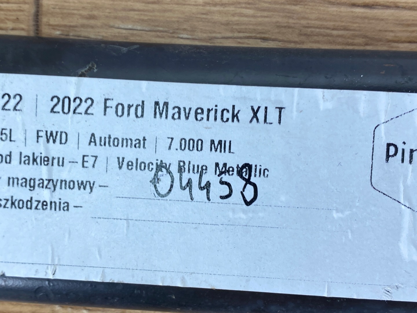 Support plaque baterii Ford Maverick 2022+ Escape Kuga Mk3
