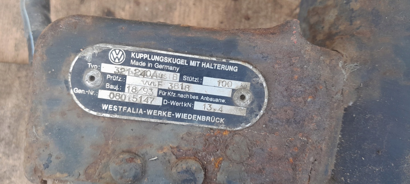 tow sider VW VOLKSWAGEN T4 TRANSPORTER original GDANSK