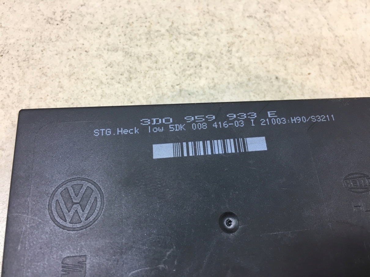 comfort control unit VW PHAETON 3.2 V6 3D0959933F