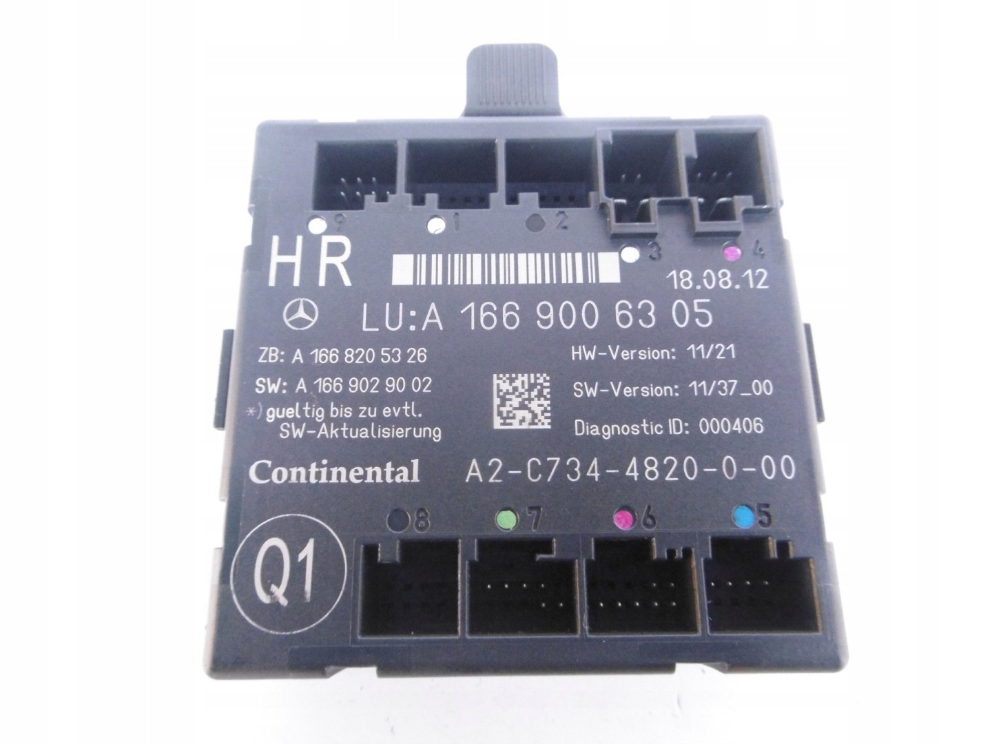 module control unit door MERCEDES ML GL W166