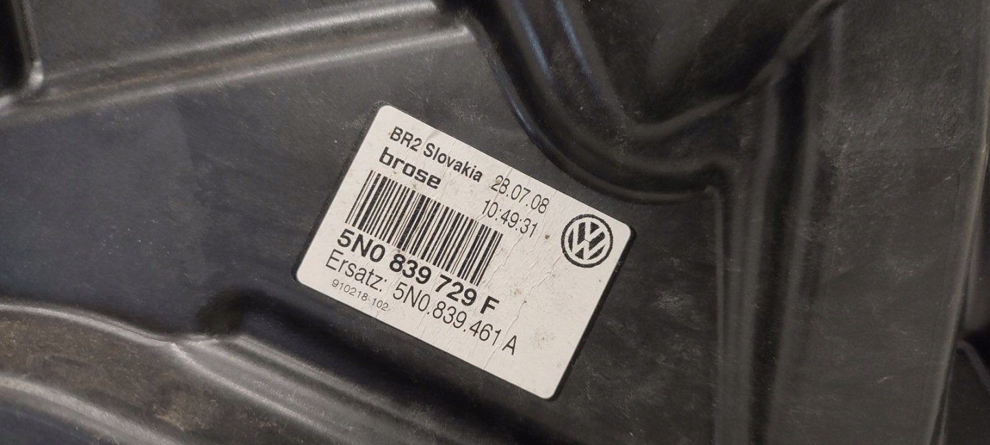 window regulator left rear part mechanism VW Tiguan and