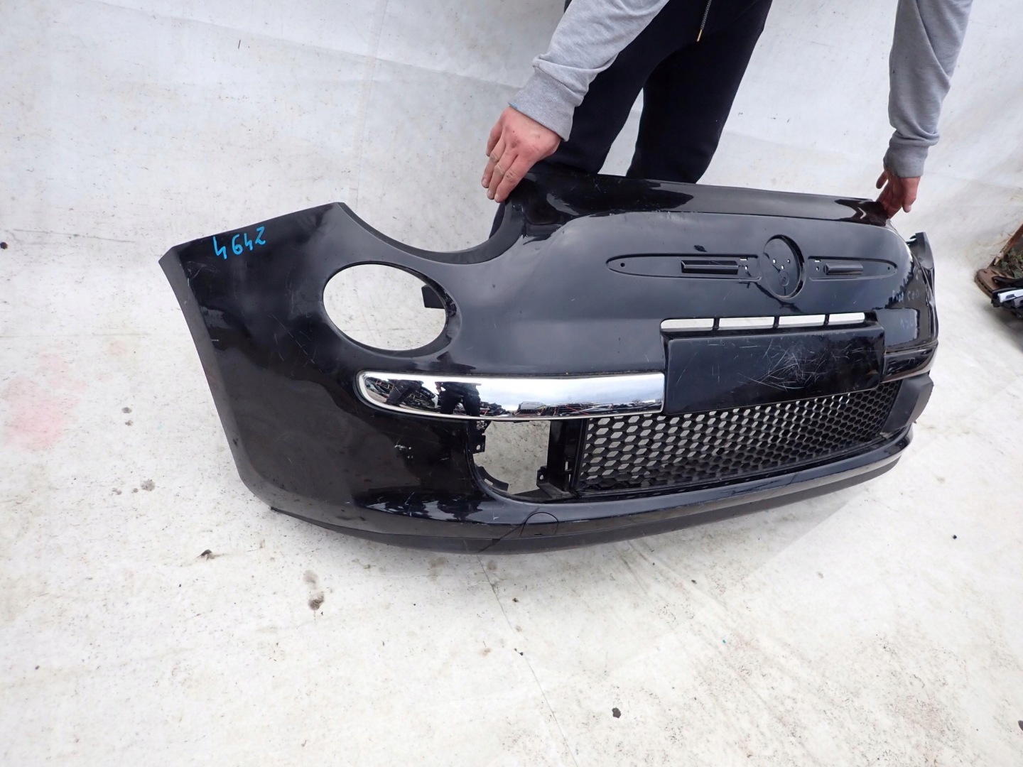 FIAT 500 07-15 bumper front front