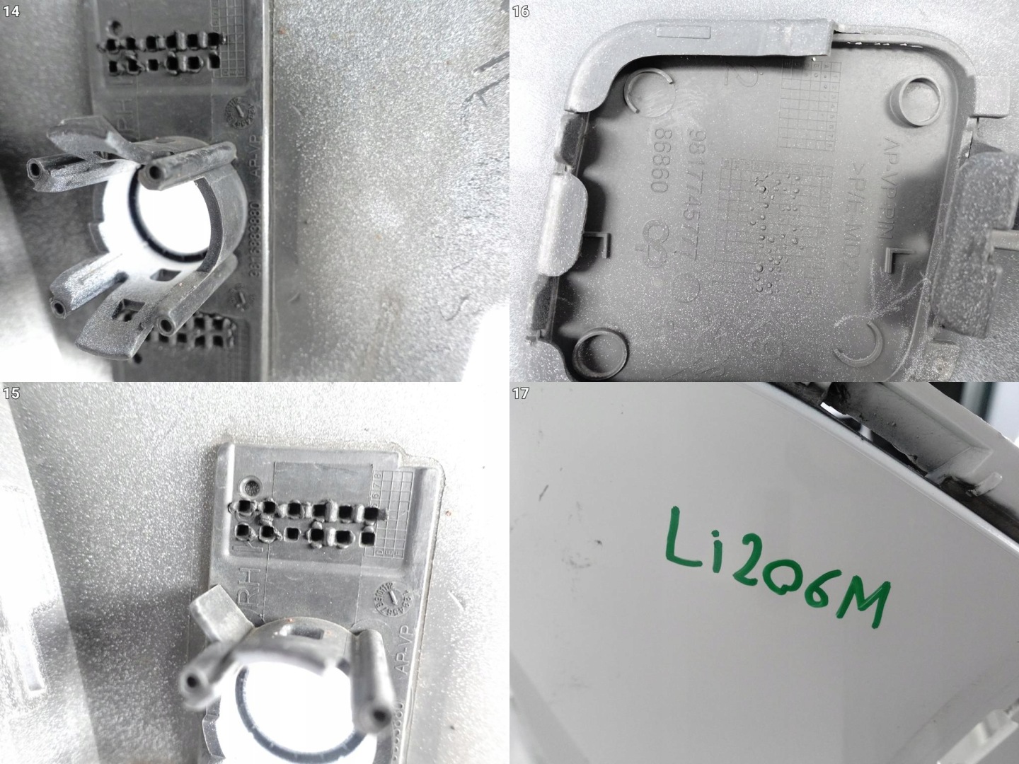 PEUGEOT RIFTER 18-23 bumper BUMPER cap cap front (PDC)