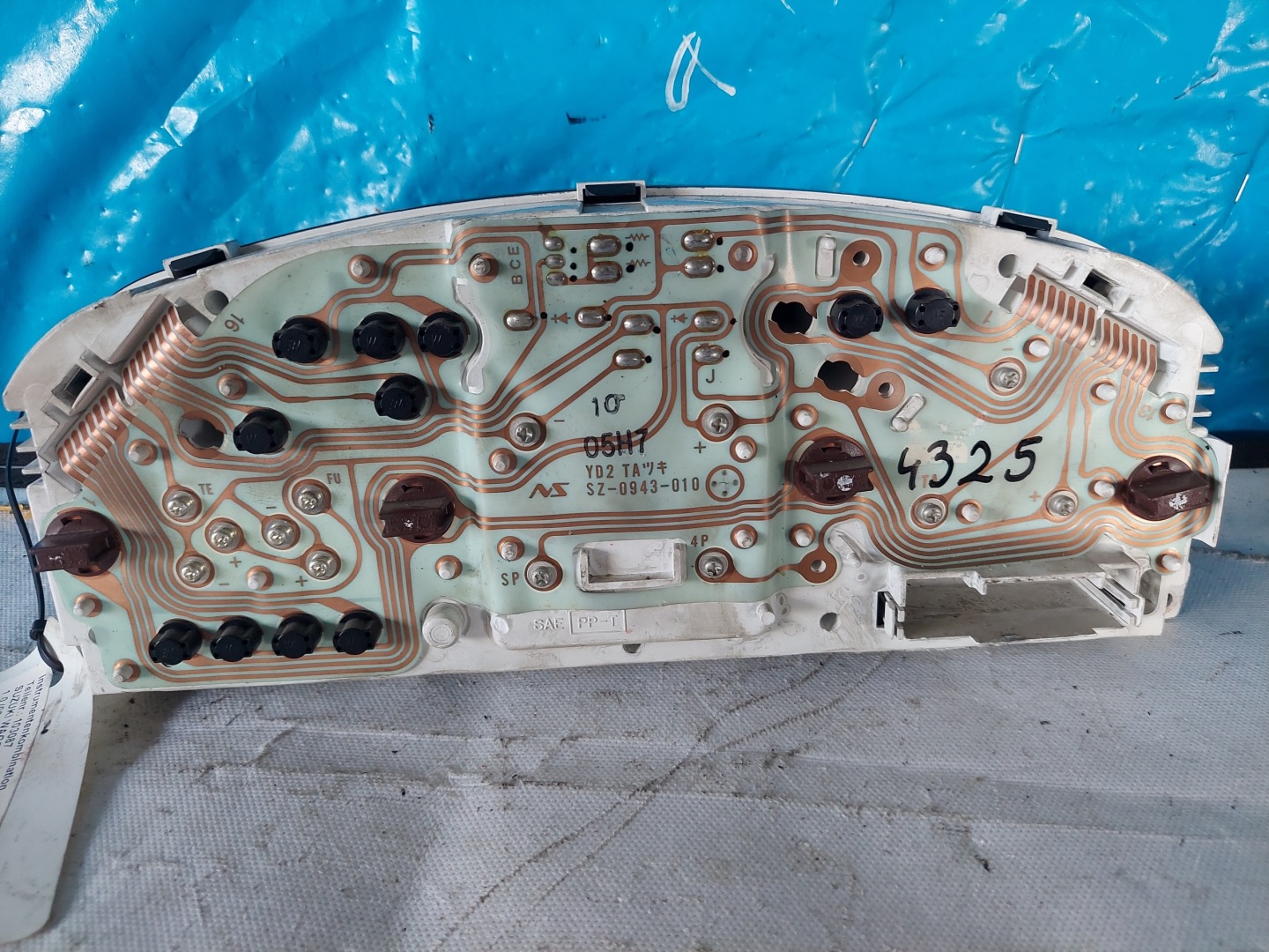 dials clock SUZUKI WAGON R+ 34100-7FC