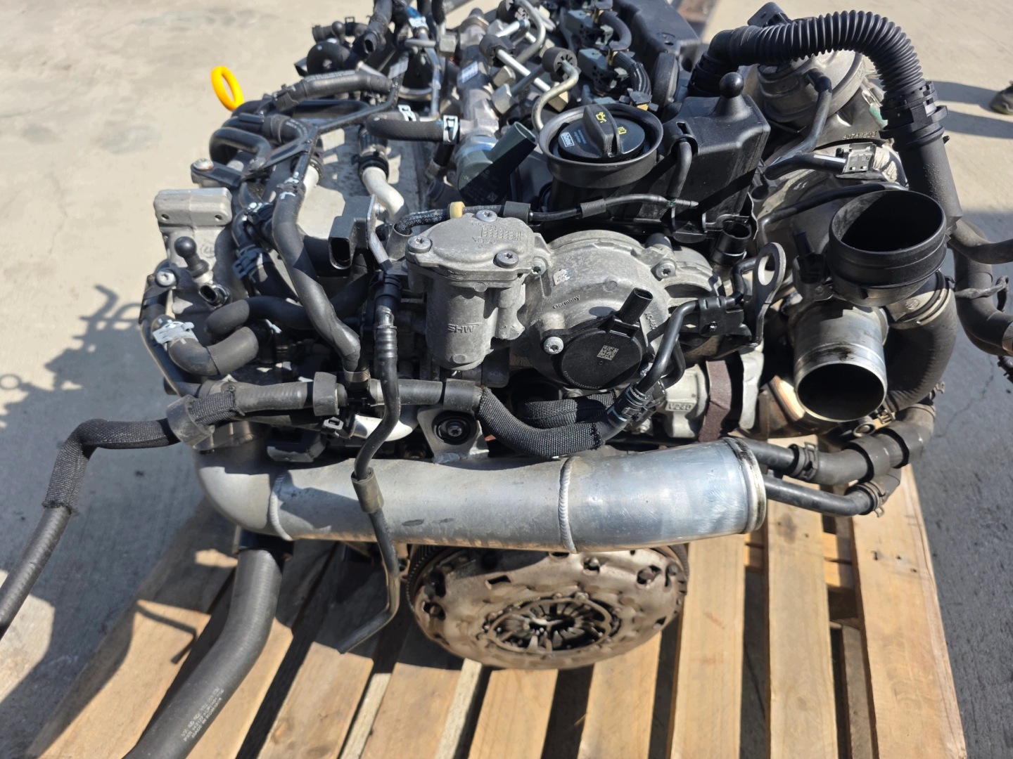 engine complete AUDI VW SEAT SKODA 2.0 TDI CUN CUNA original 115205KM !!!