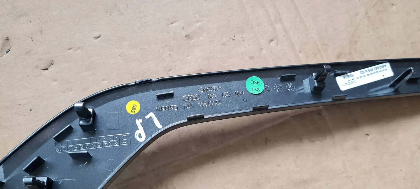 Q7 4M II DEKOR cover door left left front 4M0867409N JQ2
