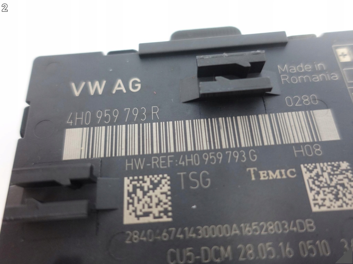 AUDI S8 A8 4H0 D4 13-17 LIFT module door left front 4H0959793R