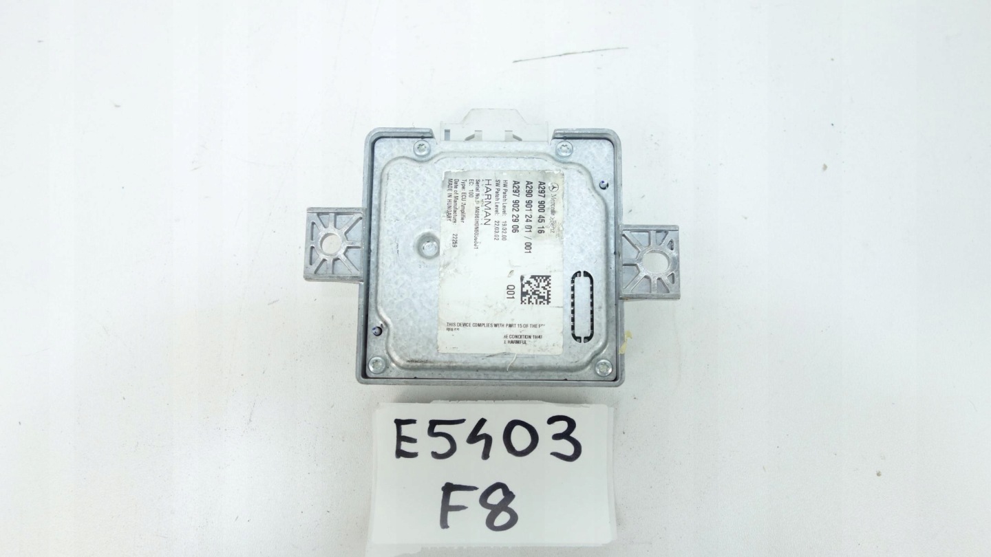 amplifier HARMAN MERCEDES EQS V297 2021- A2979004516