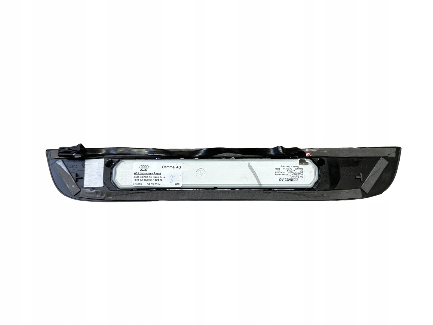 AUDI A6 4G C7 moulding threshold right rear part LED 4G0947424G