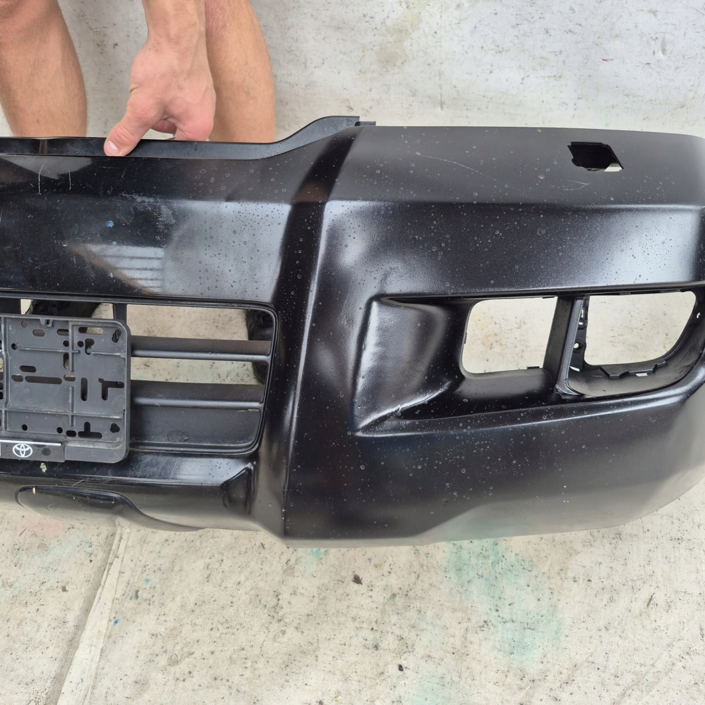 TOYOTA LAND CRUISER J120 02- bumper front front SPR