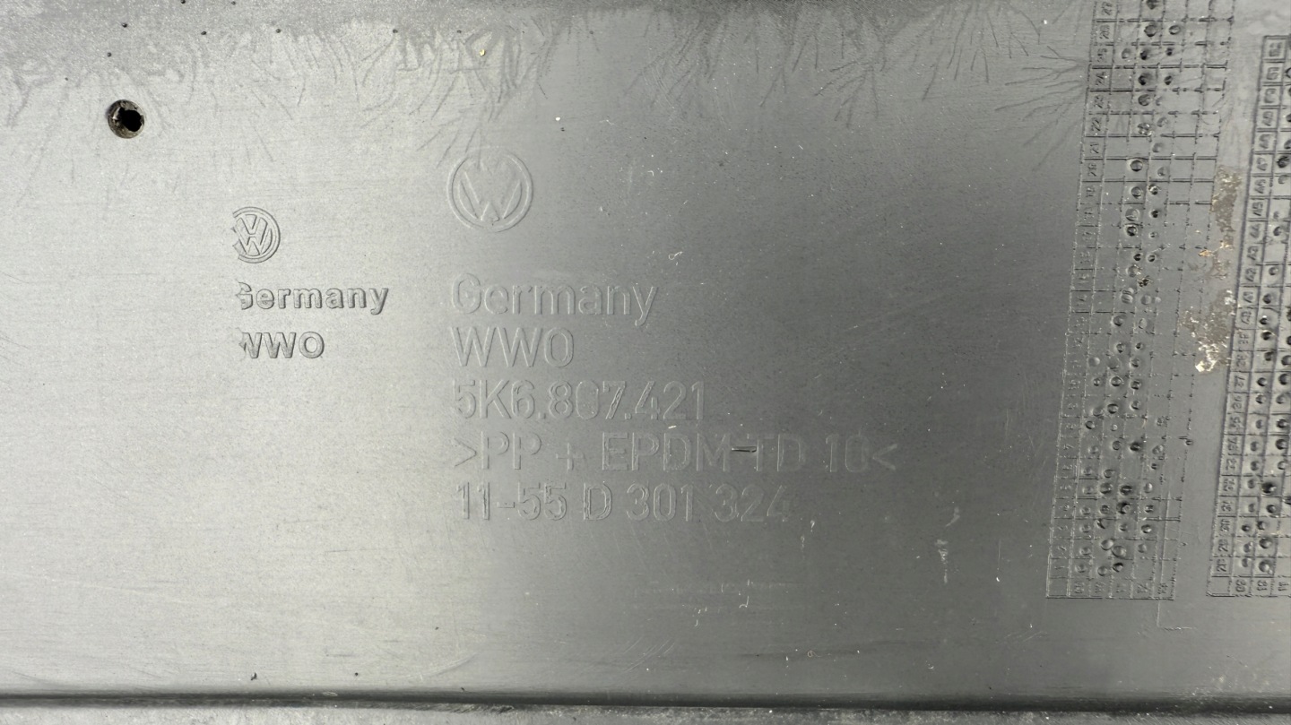VW GOLF 6 VI HB 5K6 bumper rear part 4XPDC + ODBLASK 5K6807421 MA229
