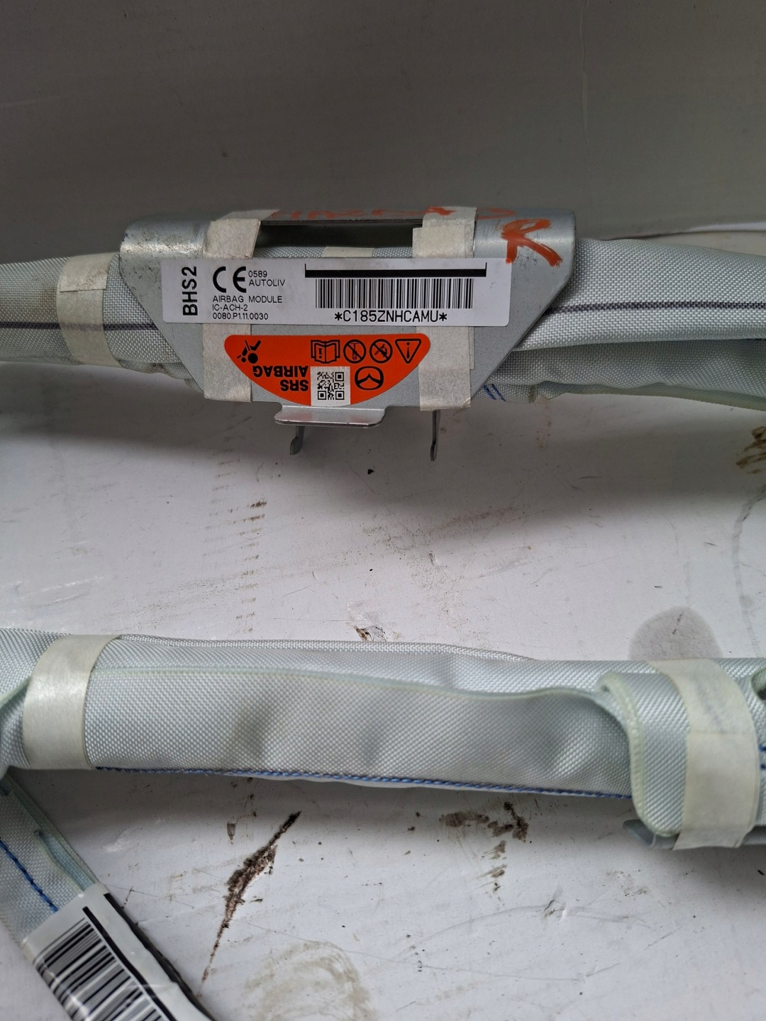 dachvorhang airbag luft rechts MAZDA 3 BM 625609300H HB