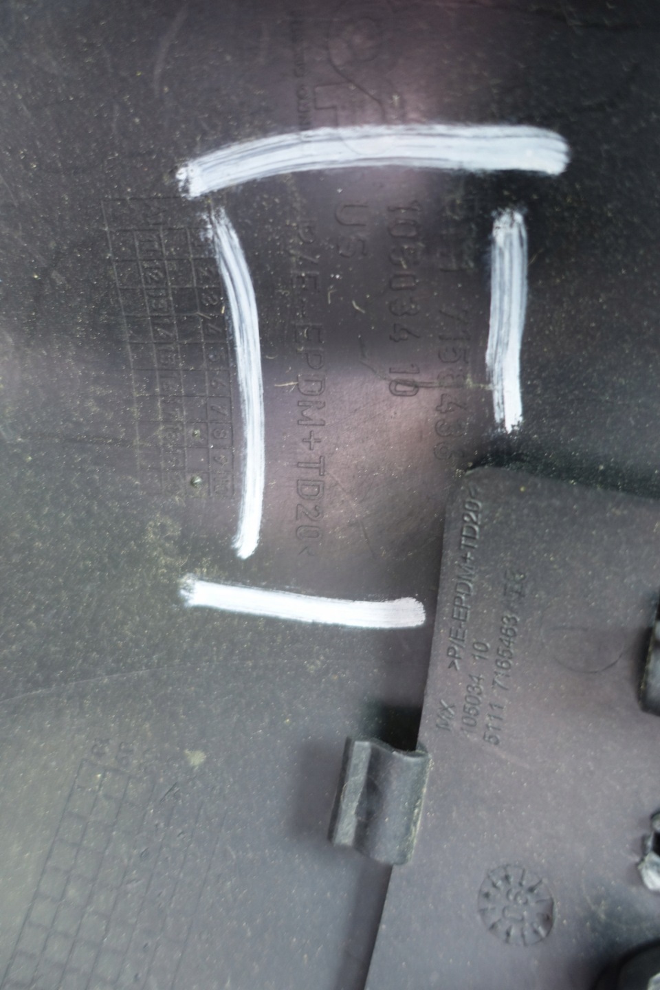 BMW X5 E70 2006- bumper front front 7158436