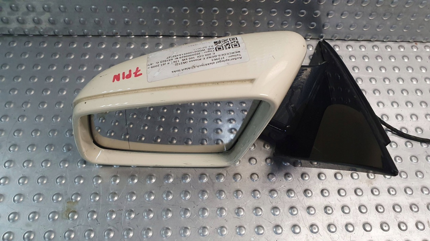 mirror left MERCEDES E-KLASA W212 7 PIN 09