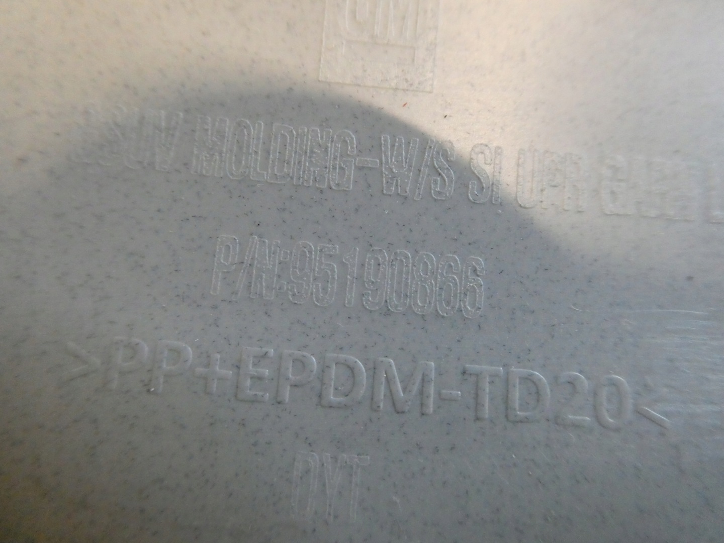 left pillar cover SLUPKA A OPEL MOKKA A