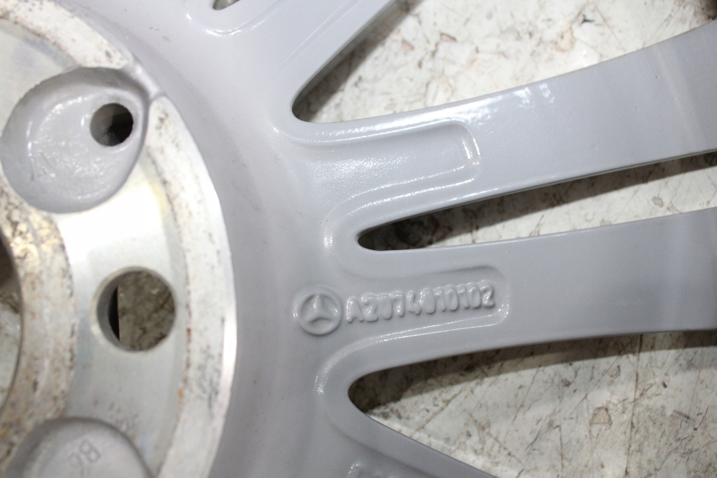 Mercedes aluminium disc 17 A2074010102