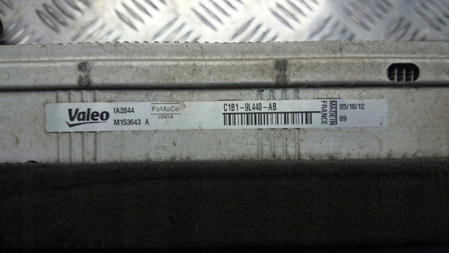 FORD BMAX 1.0 T radiator air intercooler
