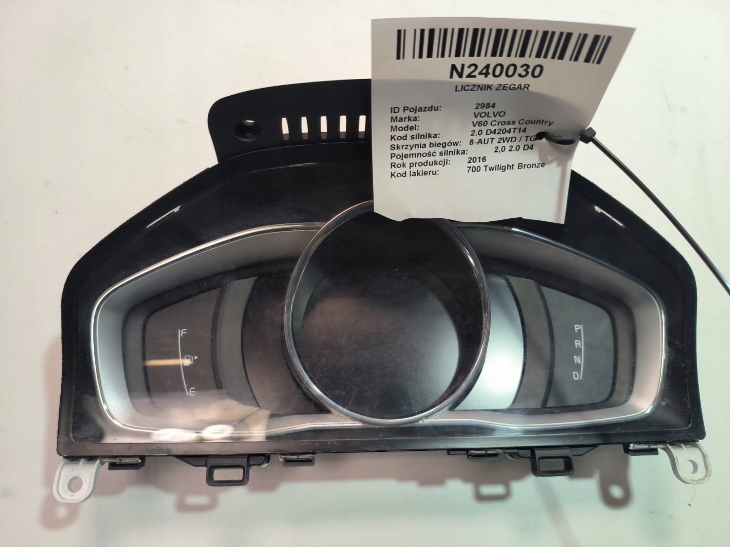 dials clock 31473467 VOLVO V60 Cross Country