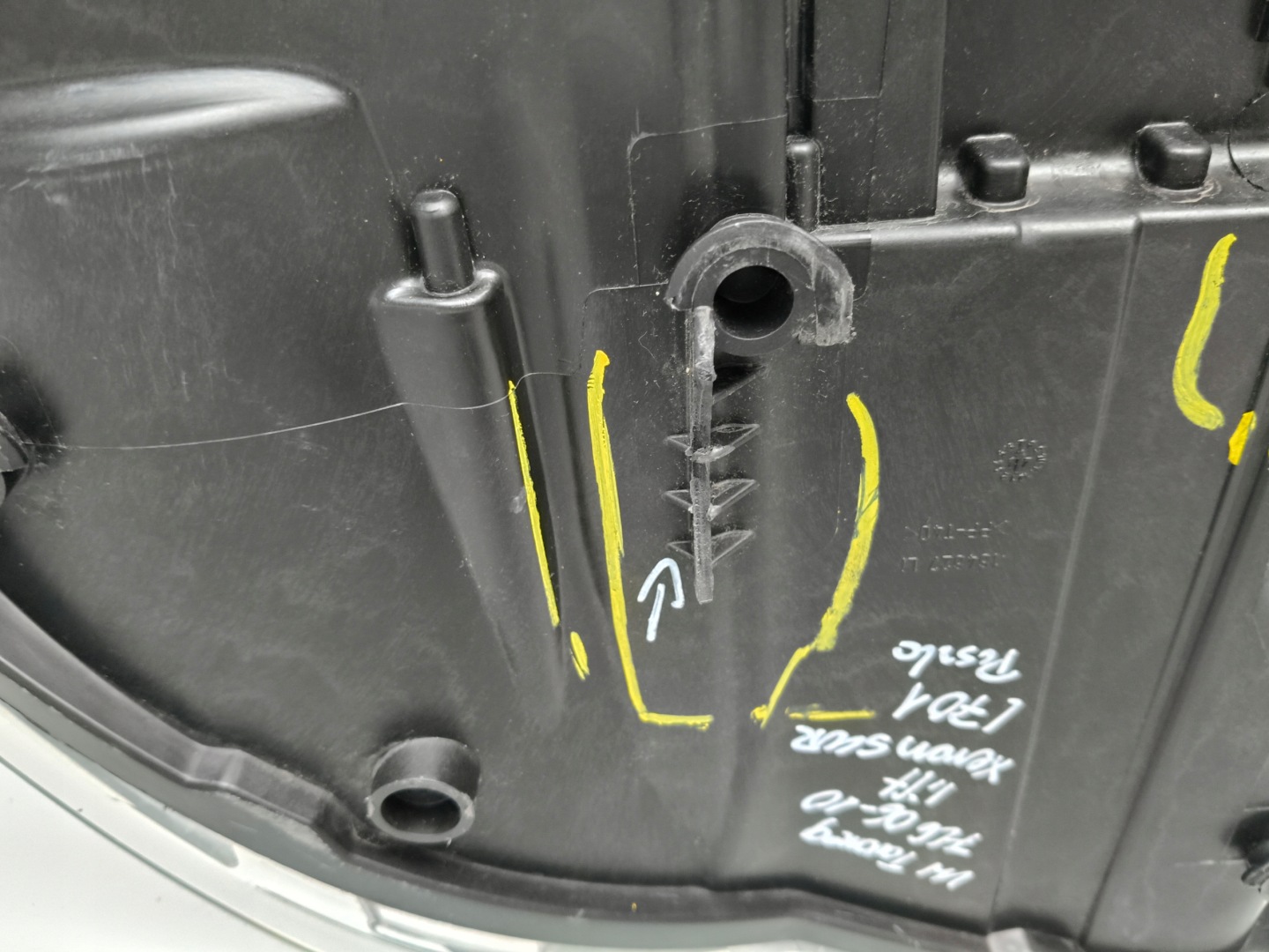 light left REFLEKTOR VW TOUAREG 7L 7L6 07- LIFT XENON positioning