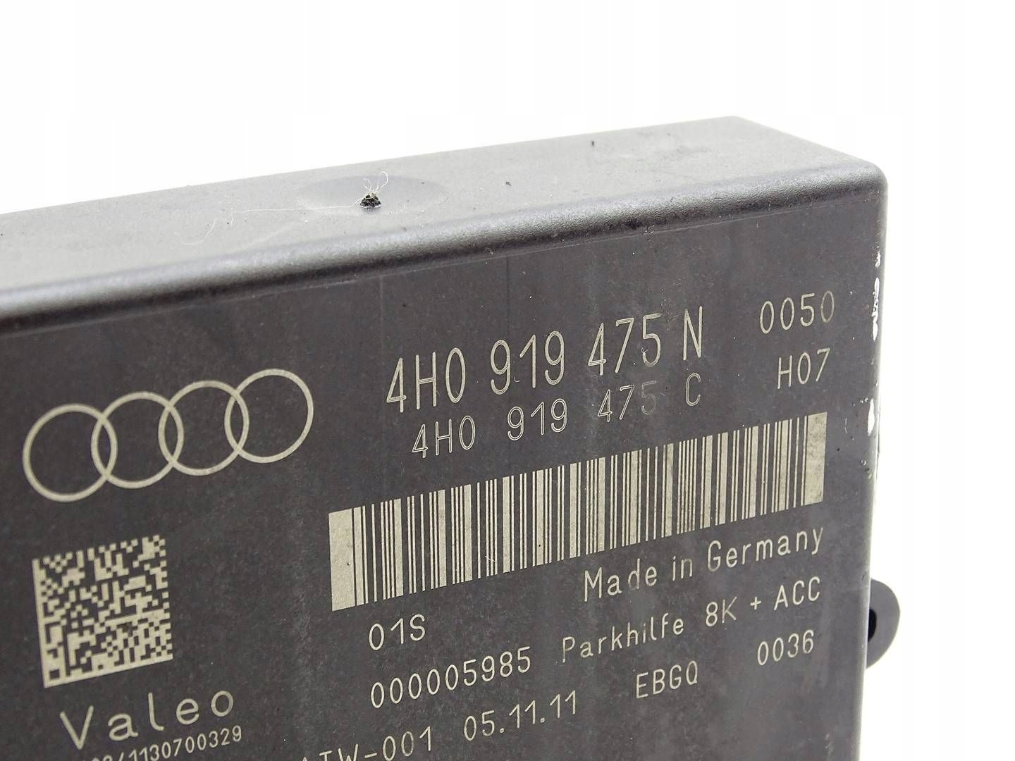 modulo computer Centralina parcheggio PDC AUDI A6 C7 A7 4G 4H0919475N