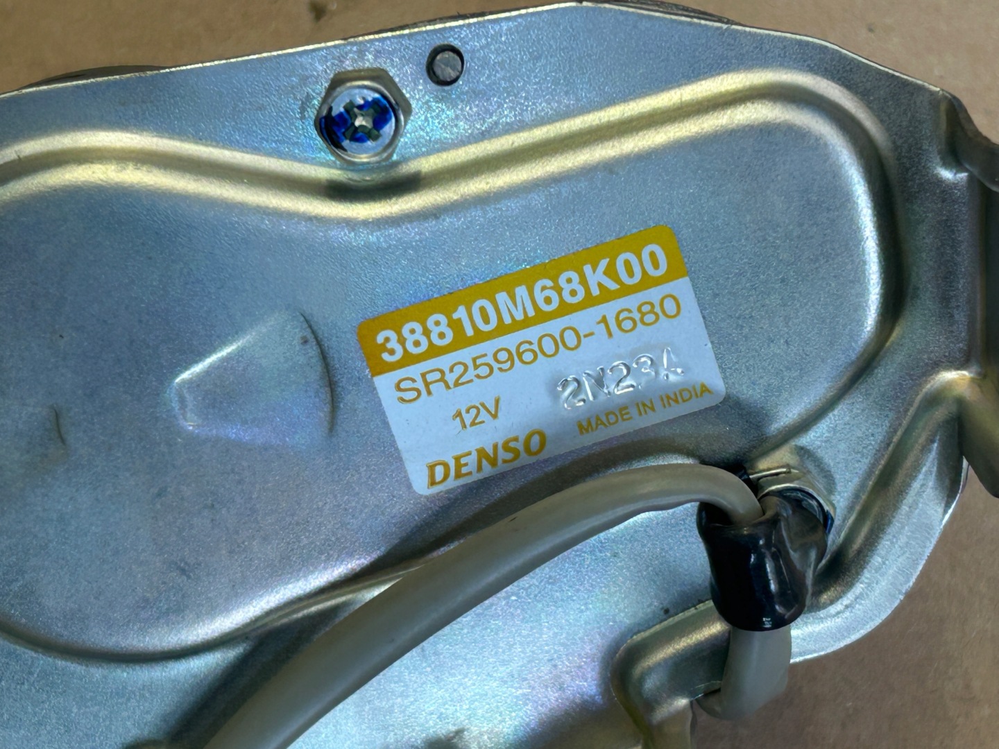 SUZUKI ALTO VII Motor Heckwischer 38810M68K00