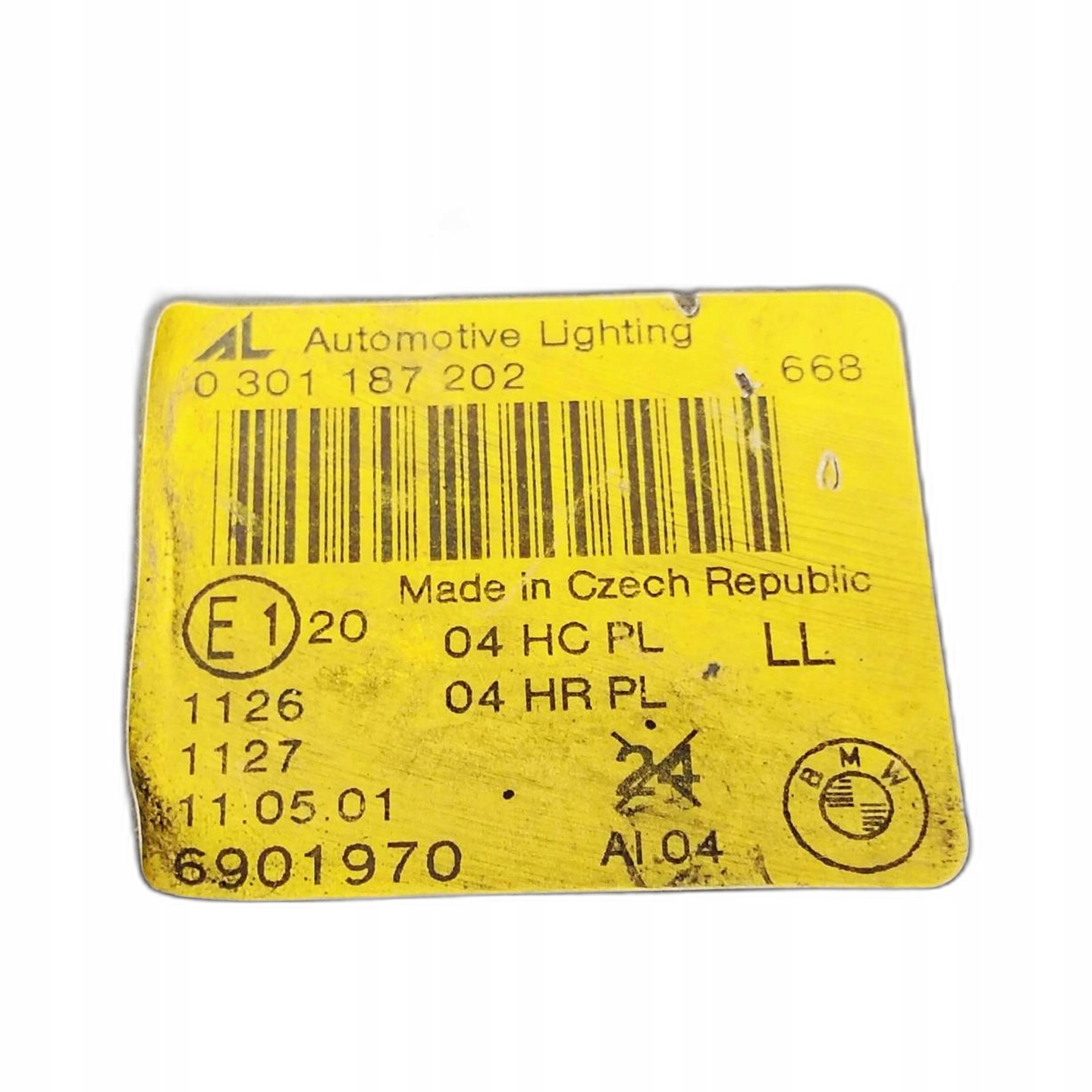 light right front BMW E46 316 COMPACT 1.8 0301187202