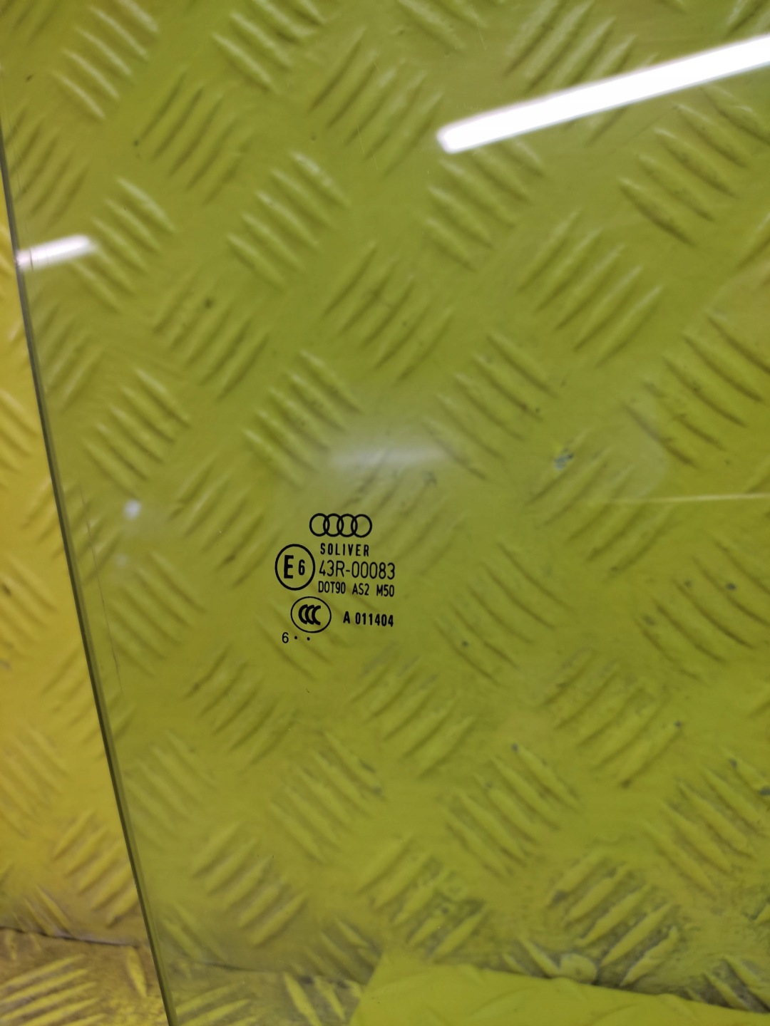 AUDI A6 C6 KOMBI window door right front