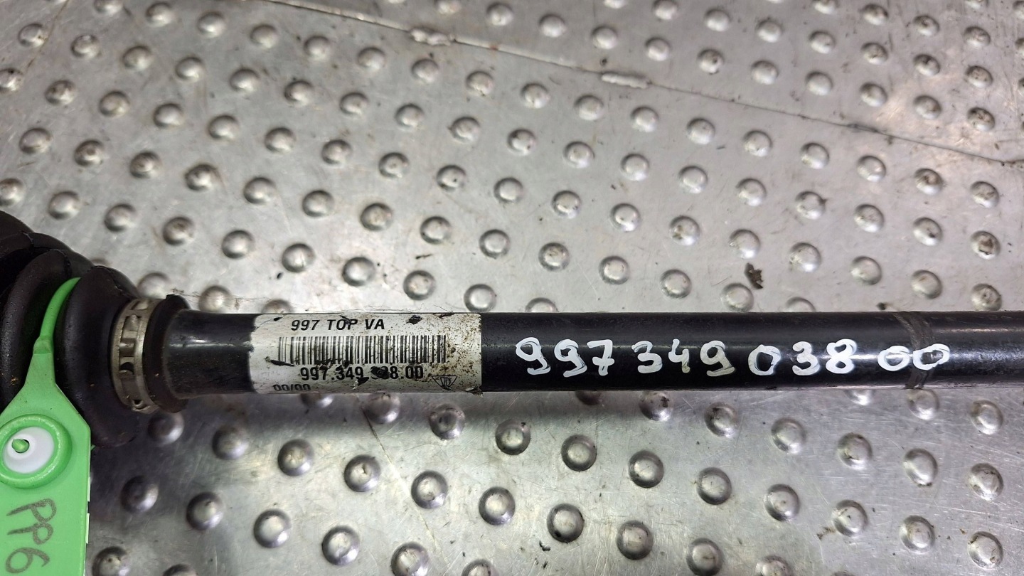 semi-axis right front 99734903800 PORSCHE 911 997 3.6 3.8B