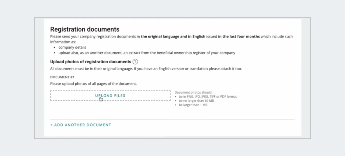 registration documents