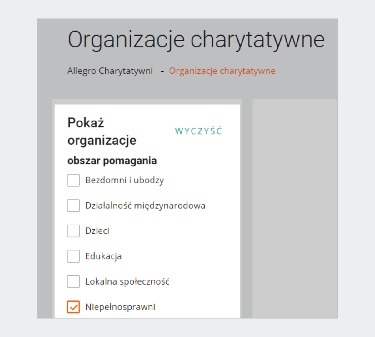 Organizacje charytatywne