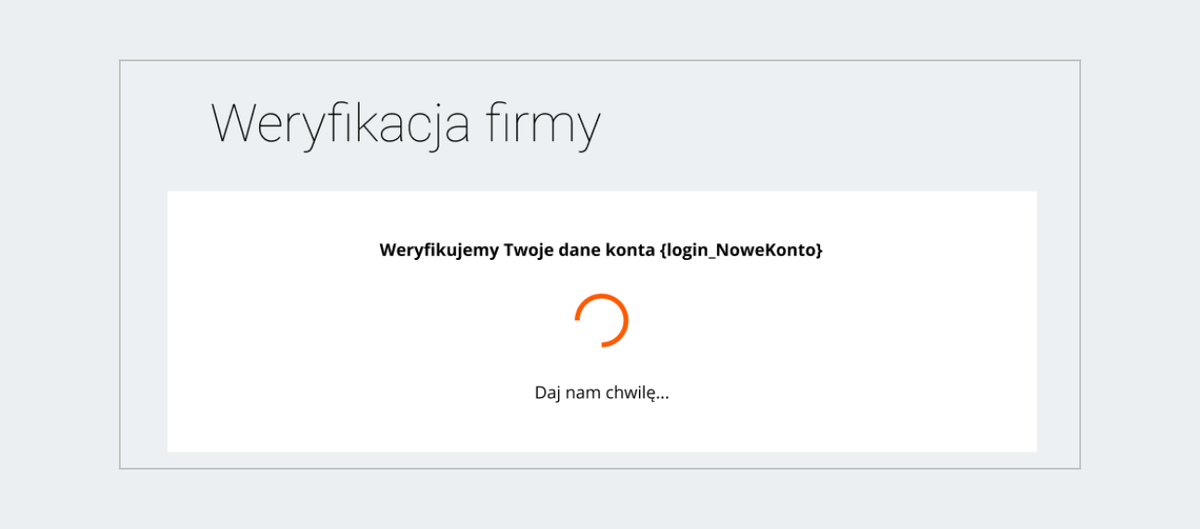 Weryfikacja firmy