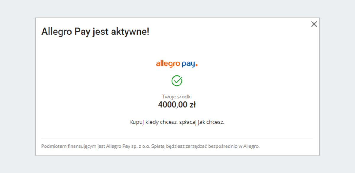 Jak Aktywowac Allegro Pay Pomoc Allegro