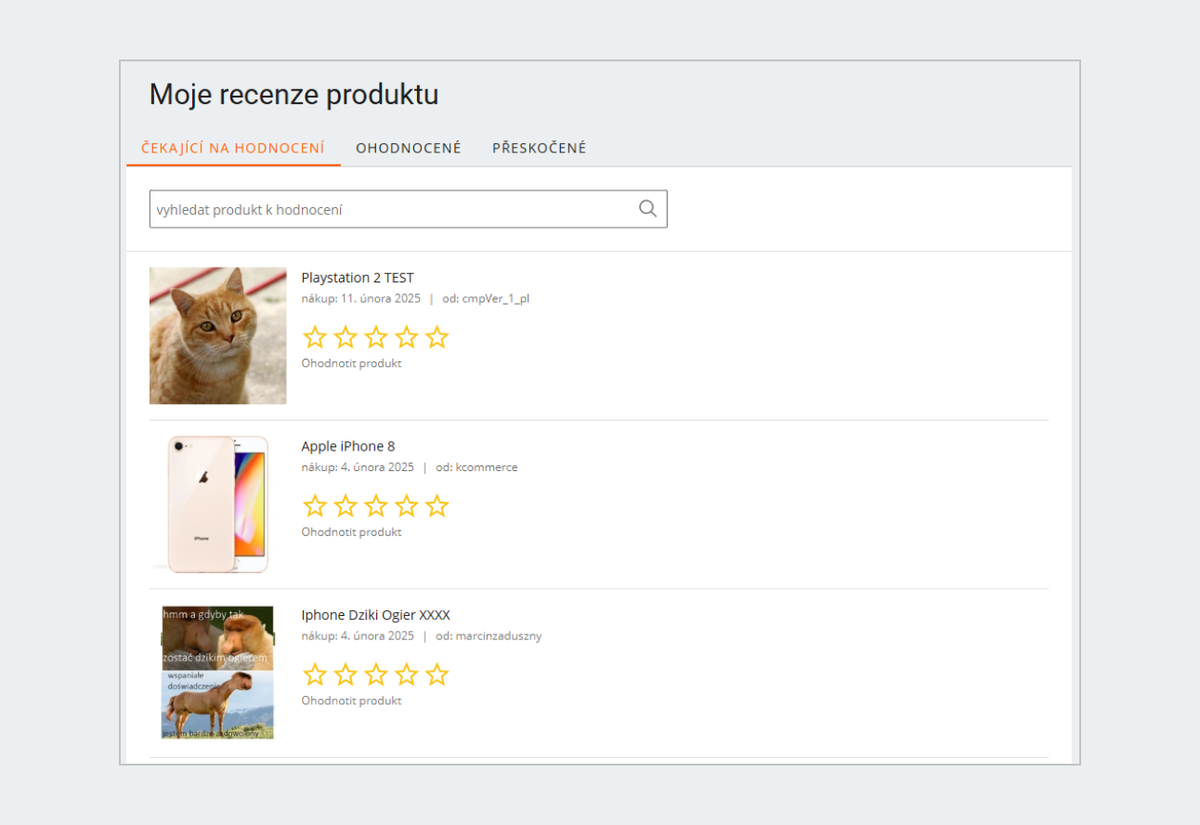 moje recenze produktu new