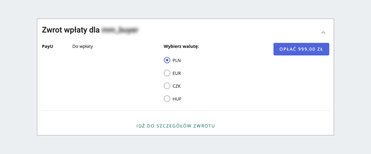 Wpłać środki do zwrotu2