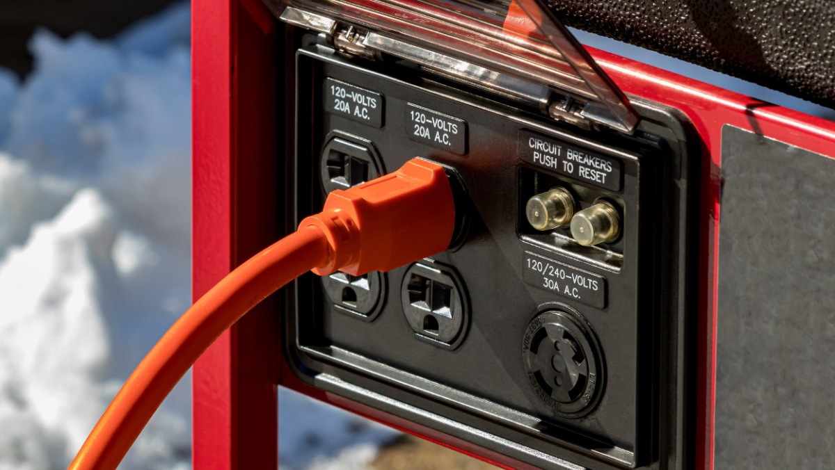 prepojovacie káble generátora