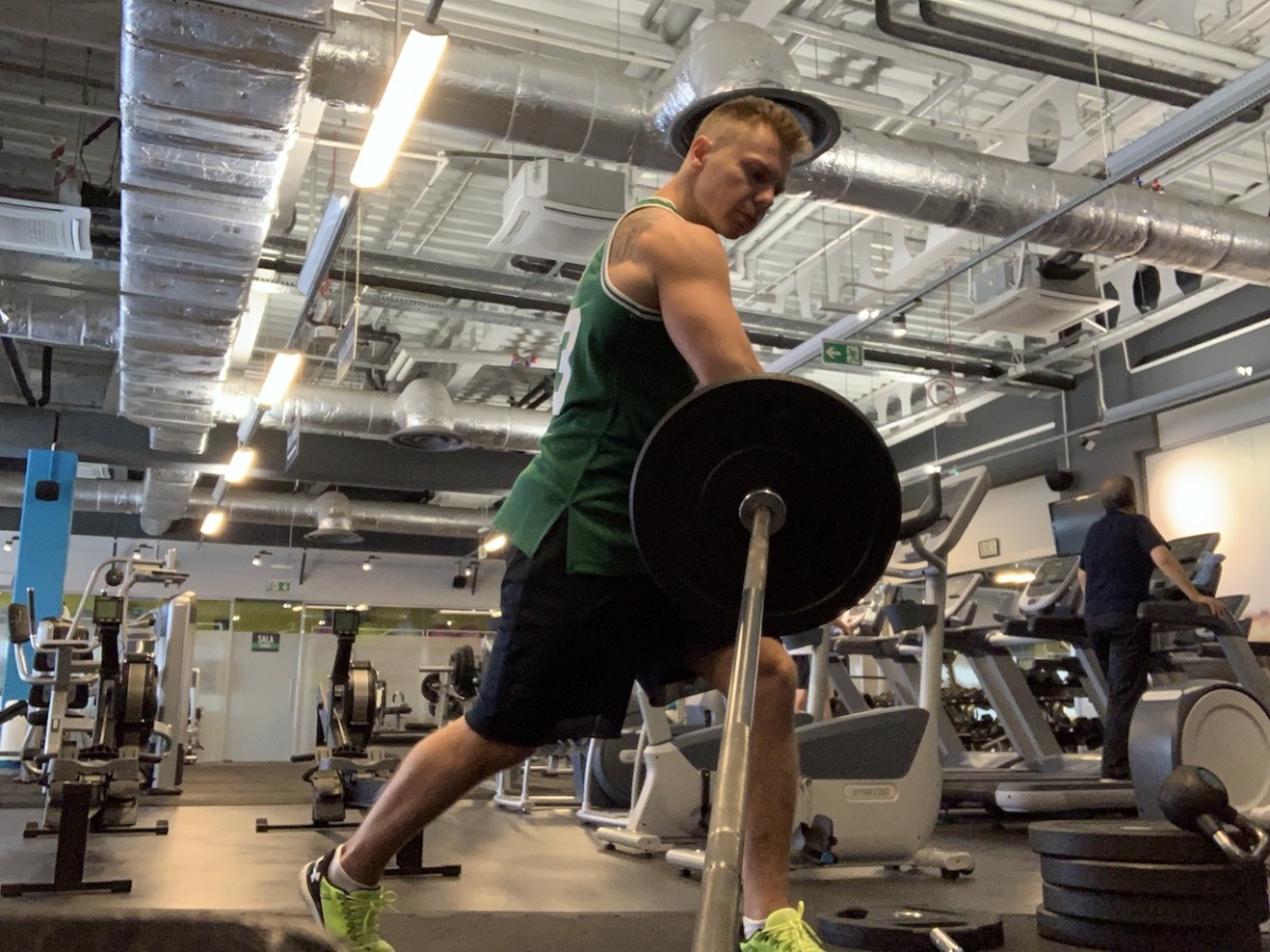 barbell spin