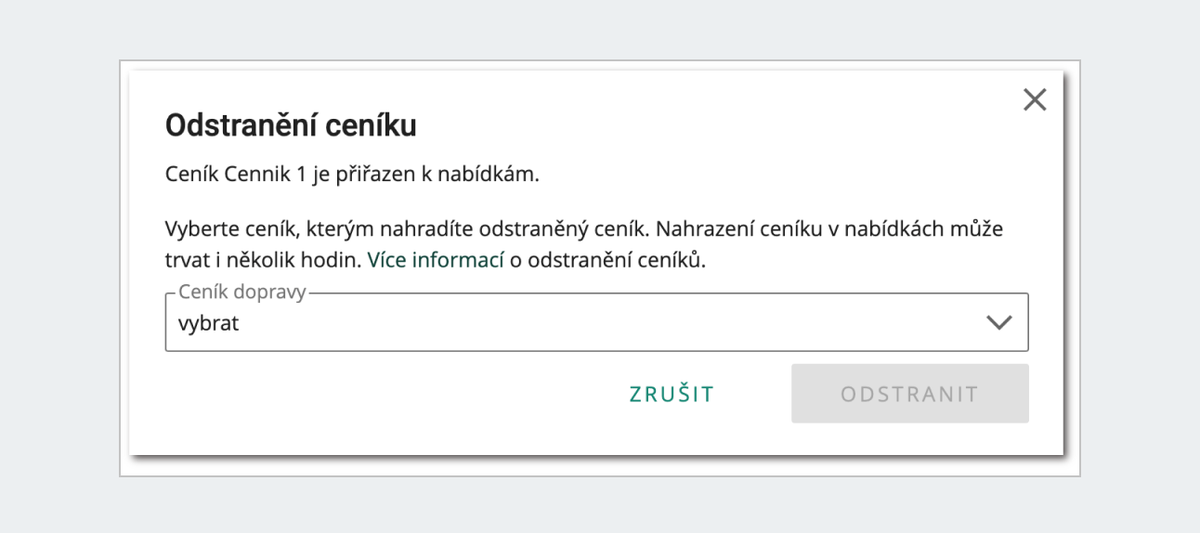 cenik nahrazeni nice