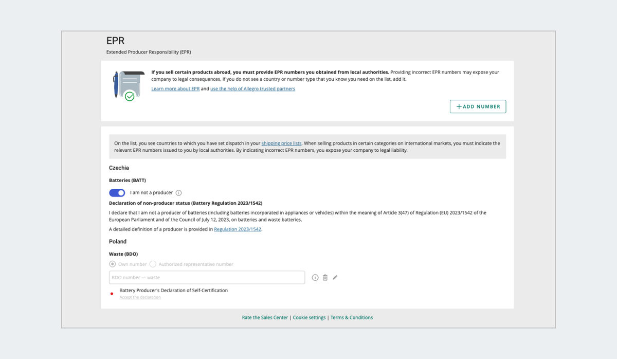EPR tab with I am not a producer declaration checked.png