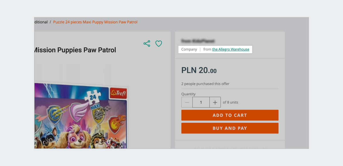 From the Allegro Warehouse label on the offer page.png