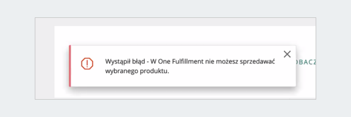Grafika przedstawiająca komunikat o błędzie