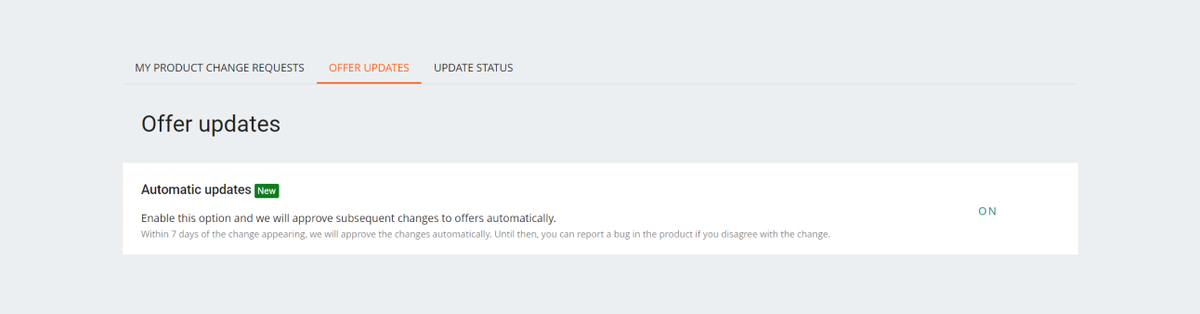 enable updates