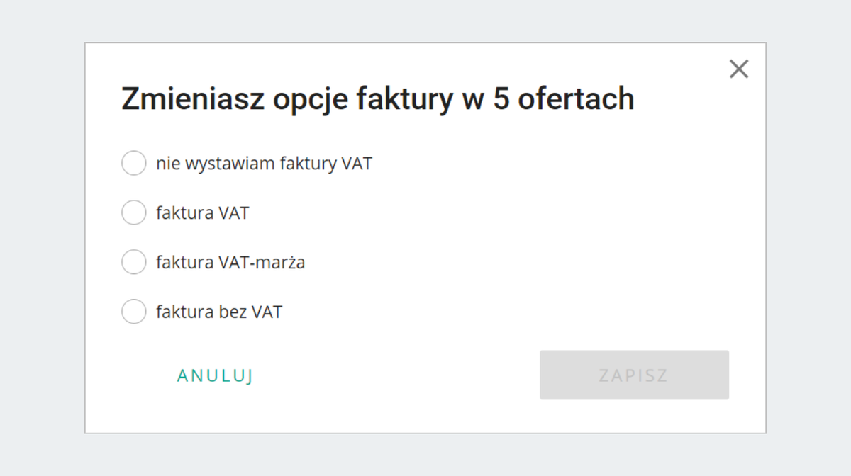 Moje Oferty Lista Sprzedawanych Ofert Pomoc Allegro