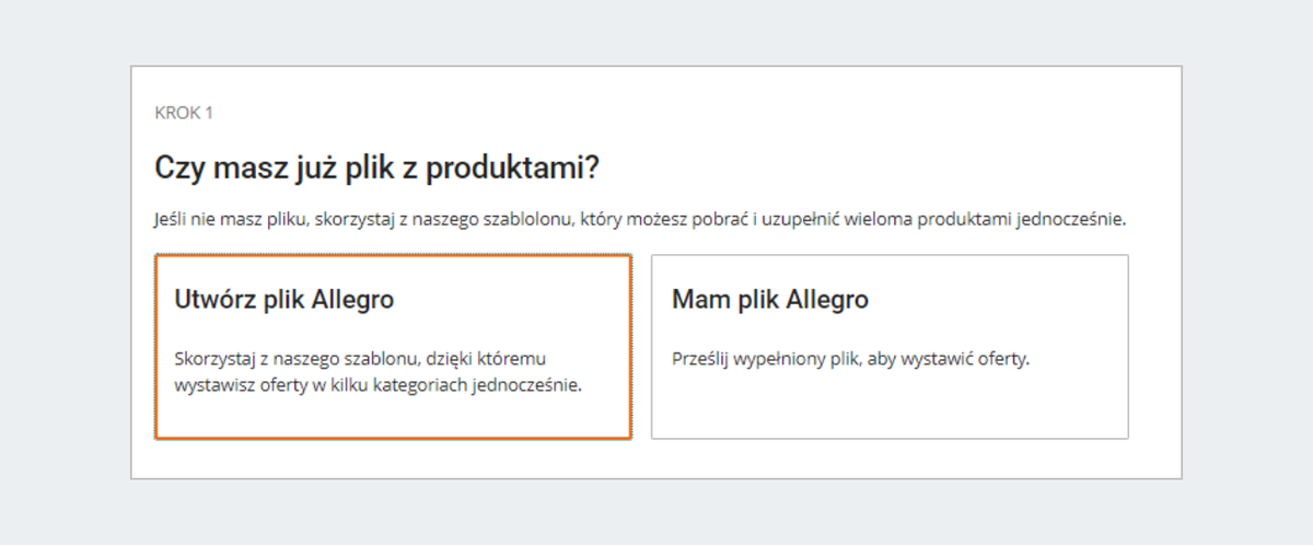 Utwórz plik Allegro