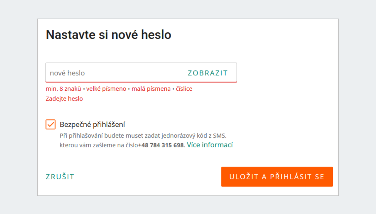 Zapomenuté heslo 4