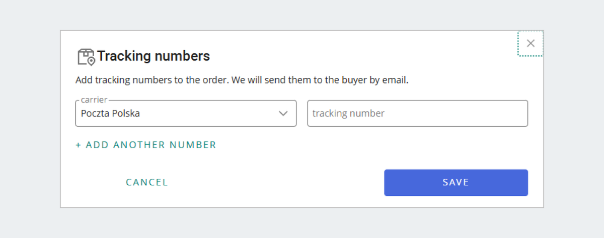tracking numbers