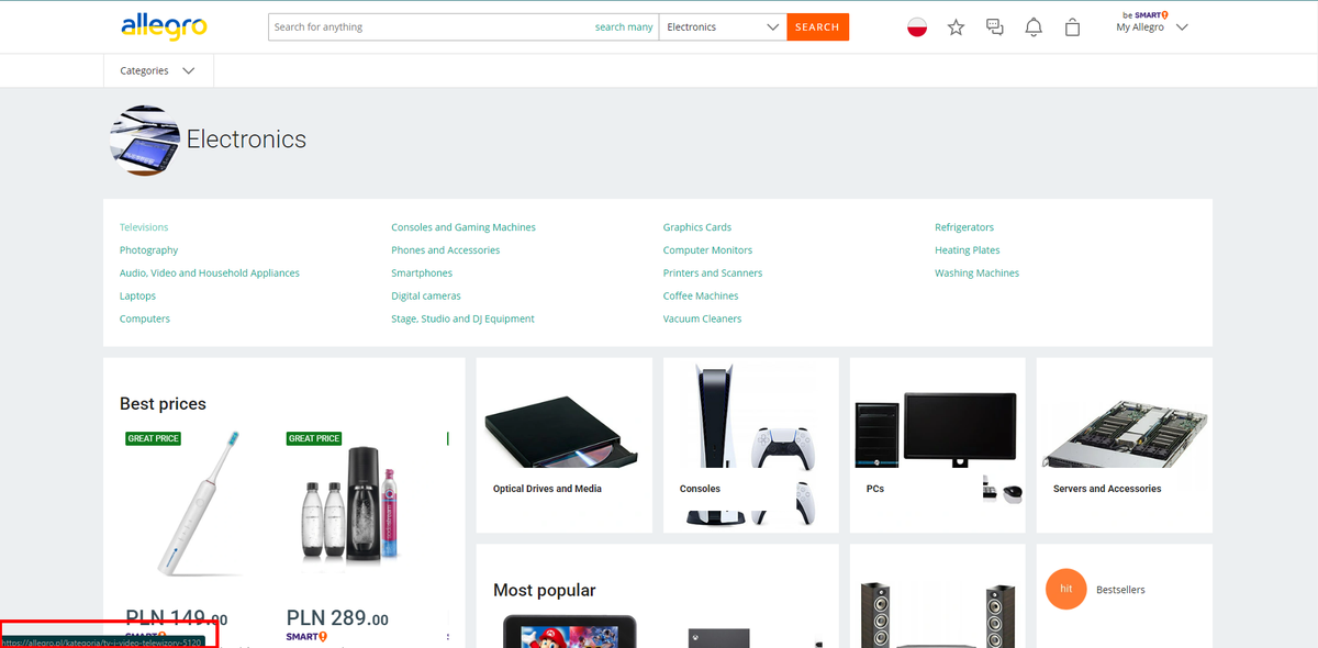 lower address bar