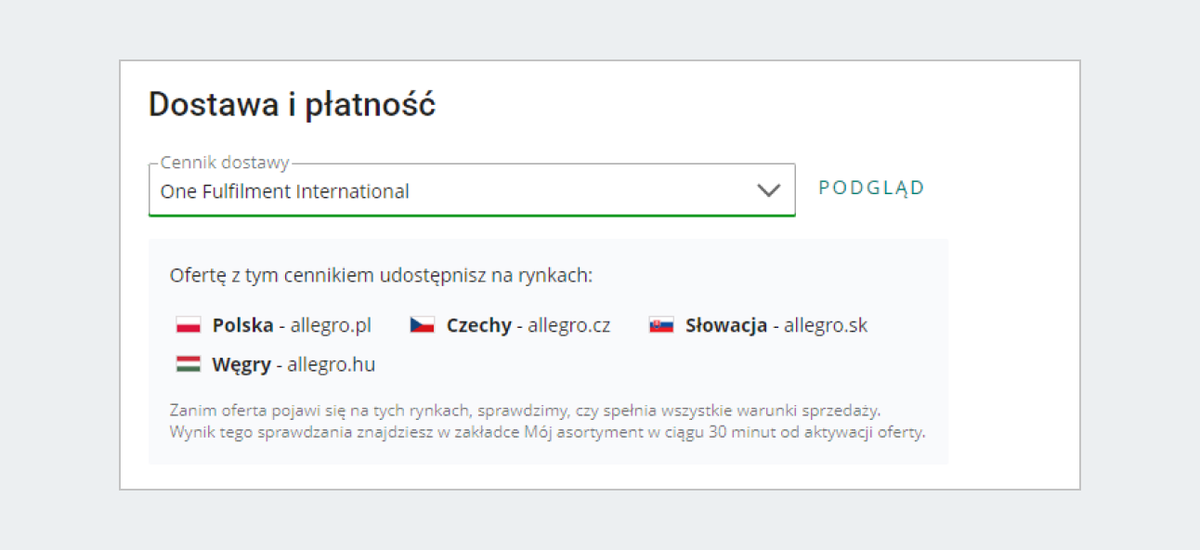 Dostawa i płatność